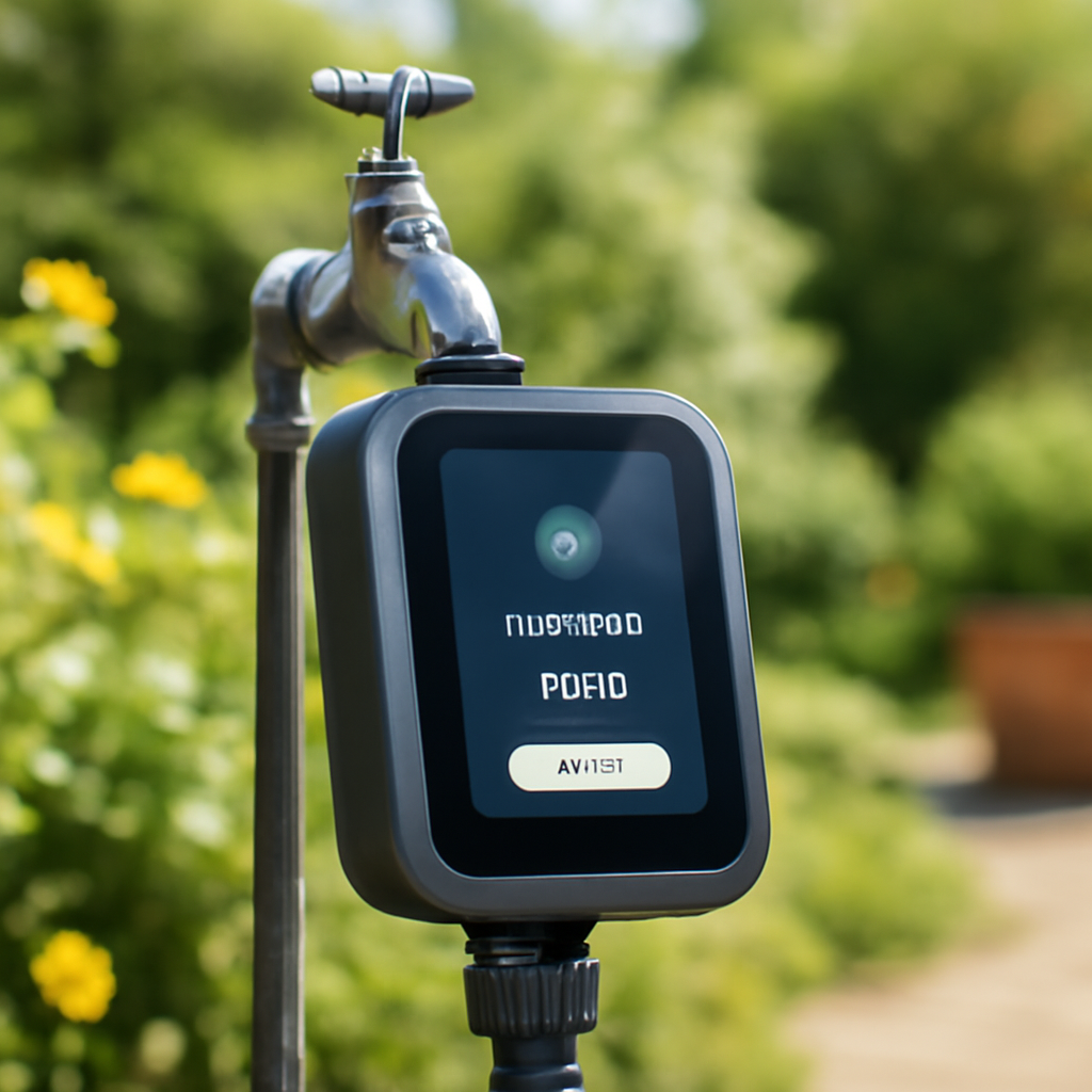 Rasentrimmer – Anwendung im Garten (KI)