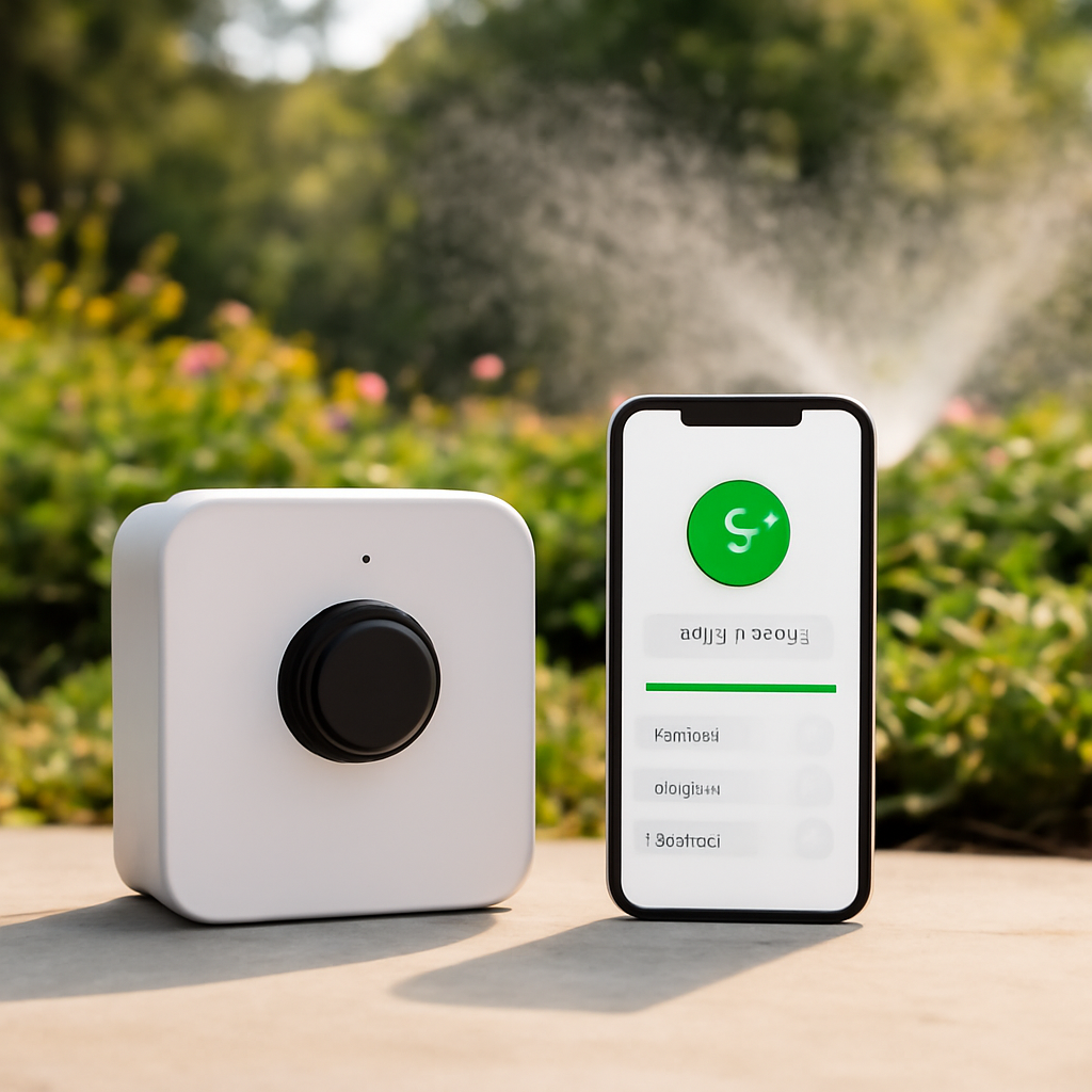 Rasentrimmer – Anwendung im Garten (KI)