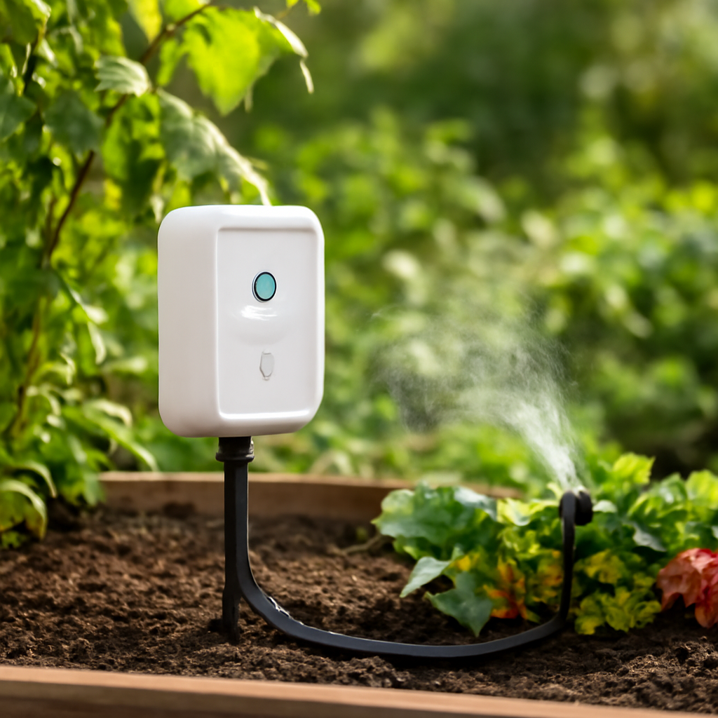 Rasentrimmer – Anwendung im Garten (KI)