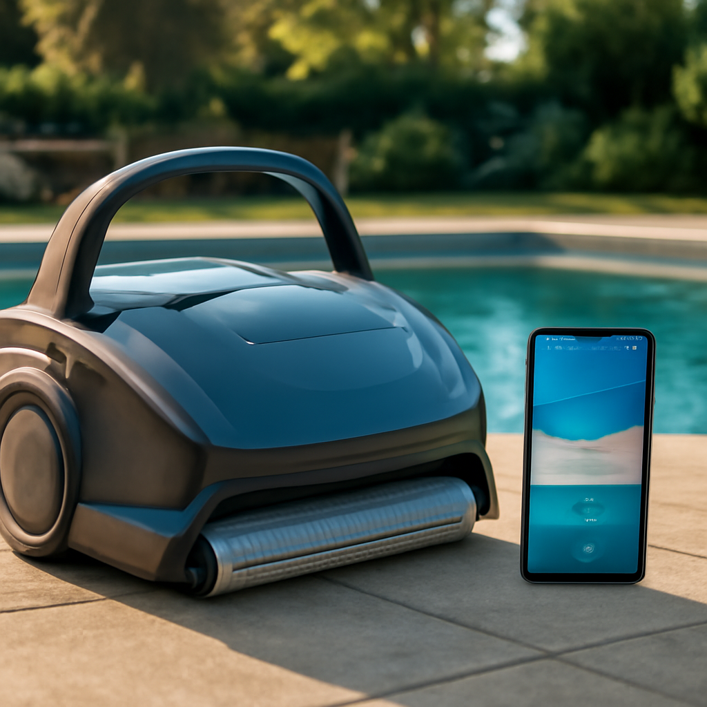 Rasentrimmer – Anwendung im Garten (KI)